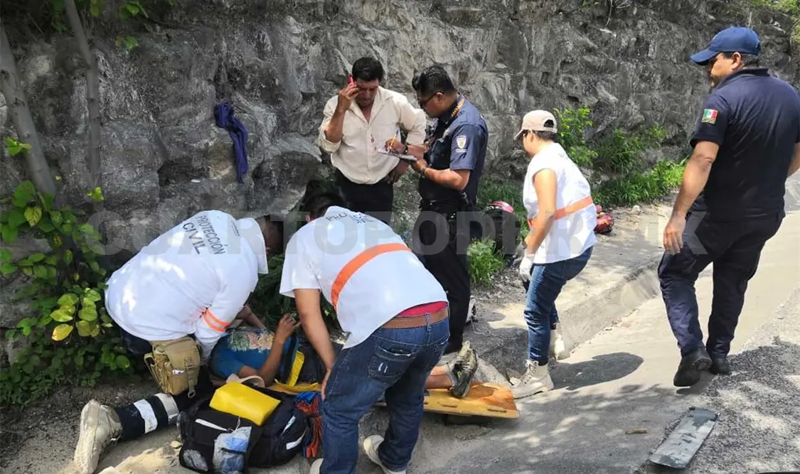 Debido a la herida y lesiones que presentaba fue trasladado de urgencia a un hospital de la ciudad. Rafael Cabrera / CP