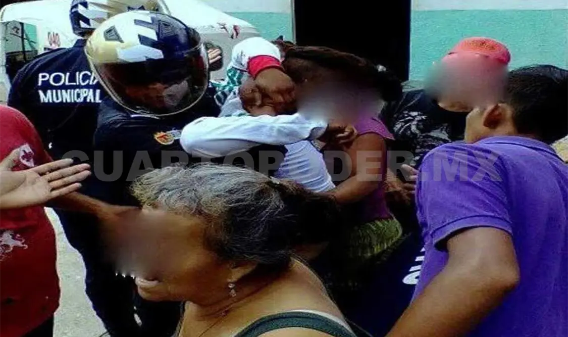 El detenido embistió a un oficial de vialidad que contuvo una riña callejera entre dos mototaxistas, en el barrio Guadalupe. CP