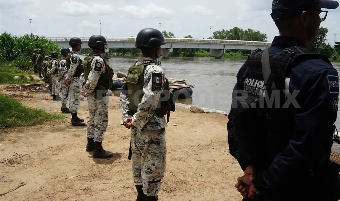 Despliegan a la Guardia Nacional en la frontera sur