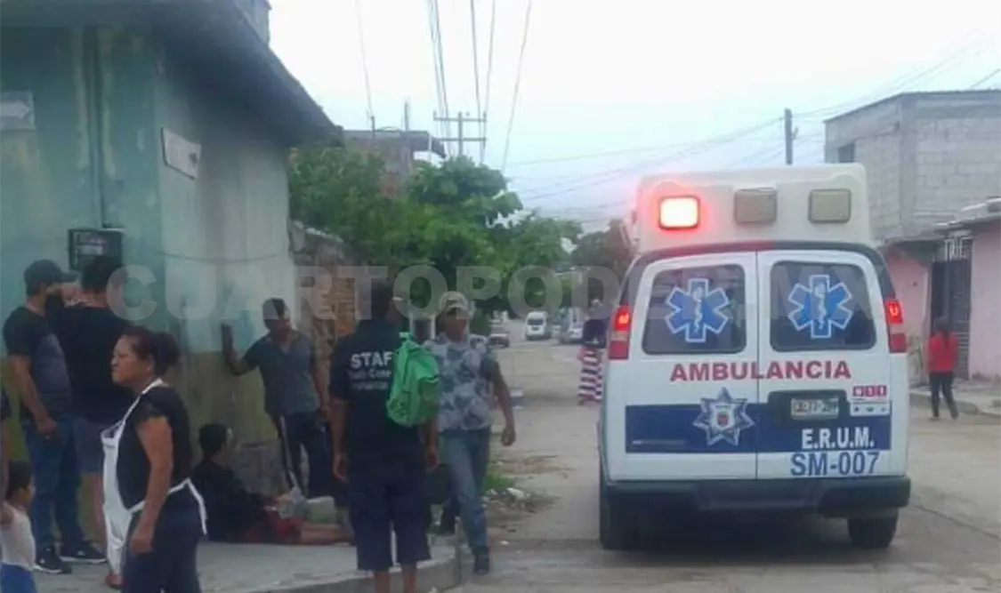 Abuelita sufre caída y se rompe la pierna