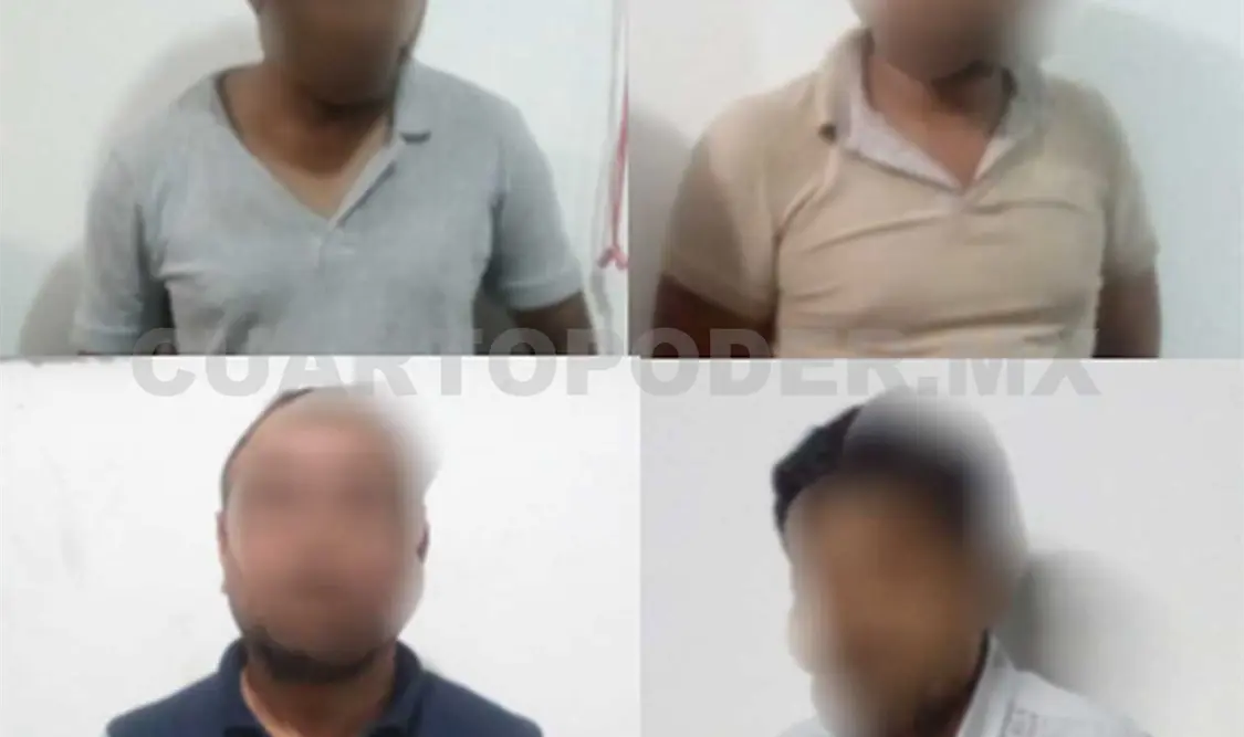 Cuatro tabasqueños detenidos con droga