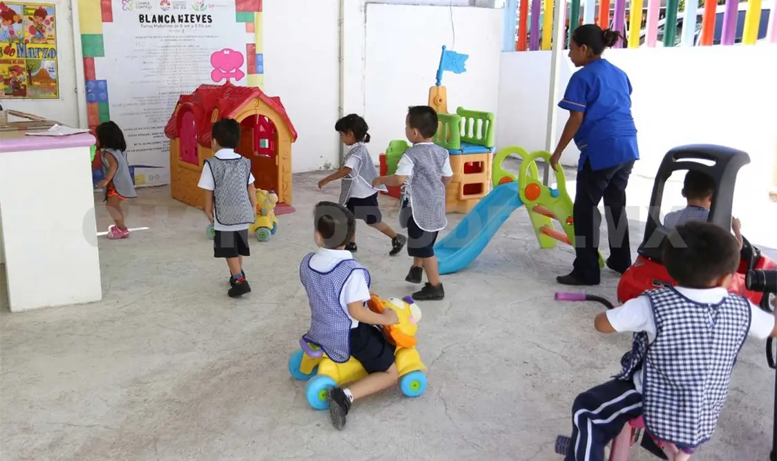 Este amparo beneficiará a niñas y niños del kínder Felipe Carrillo Puerto, con la construcción integral de su escuela. Cortesía