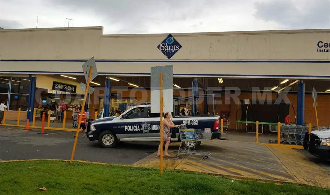 Se llevan medio millón de pesos de Sam’s Club