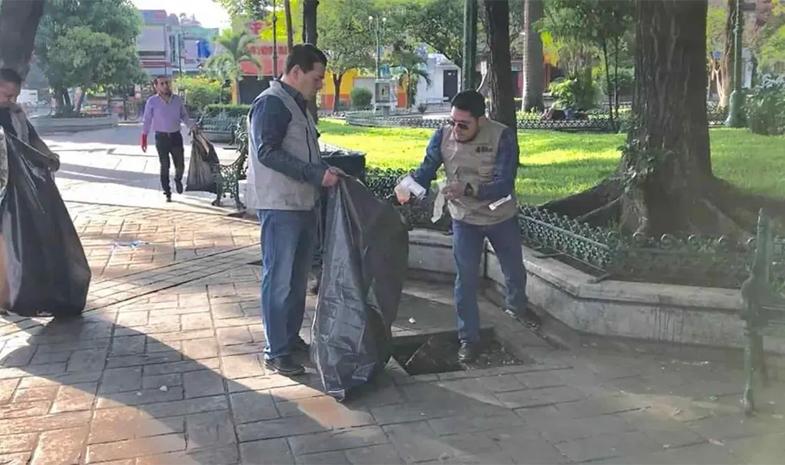 Los trabajos de limpieza de la institución continuarán para impulsar la cultura de la limpieza. Cortesía
