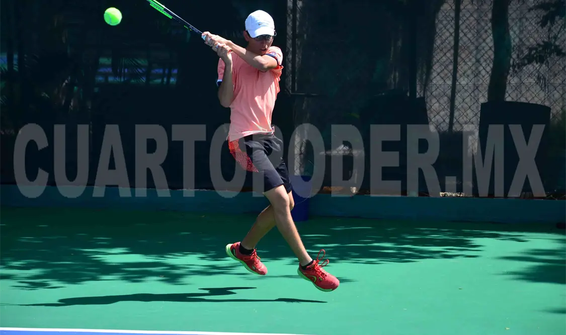 El chiapaneco se encuentra ubicado actualmente en el lugar tres del ranking nacional de la categoría 14- varonil de la Federación Mexicana de Tenis. Antonio Zúñiga/CP