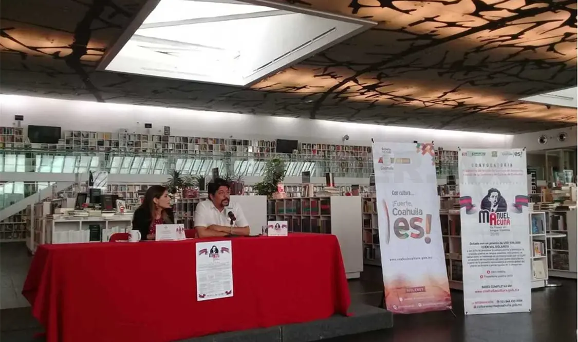 La ceremonia de premiación será en el marco de la Feria del Libro de Coahuila. Cortesía