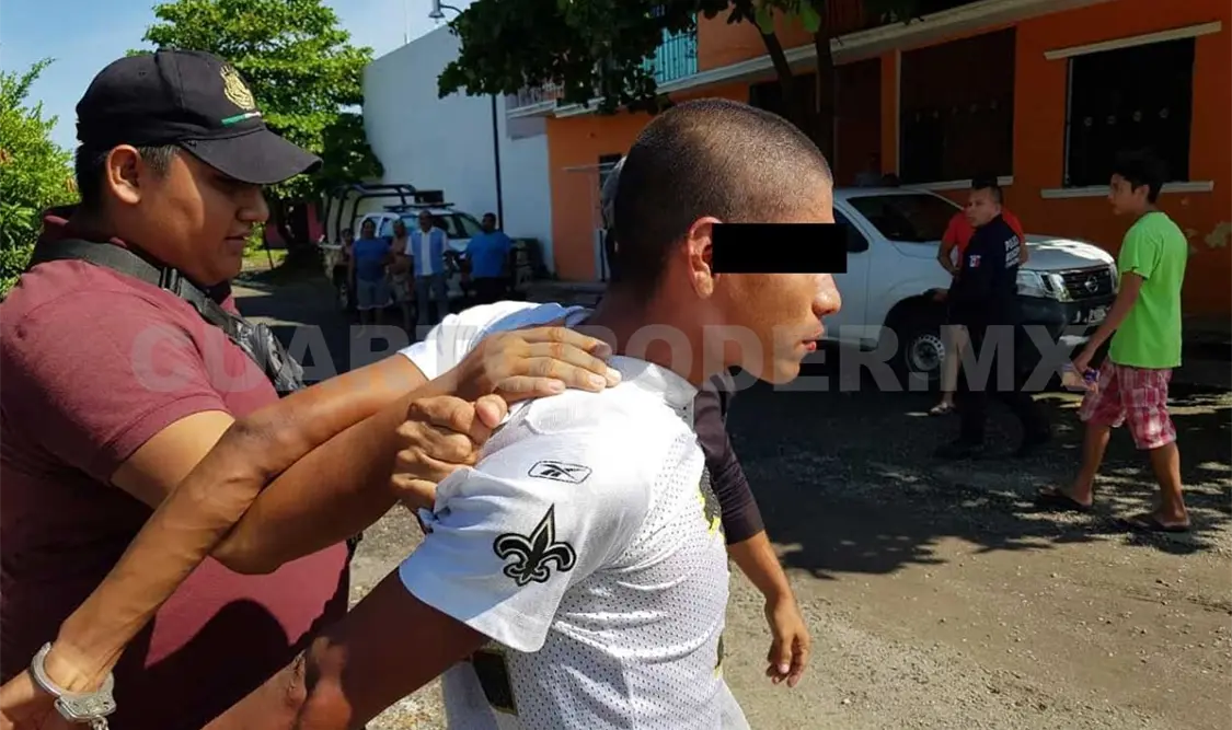 Pandillero machetea a su vecino y es detenido