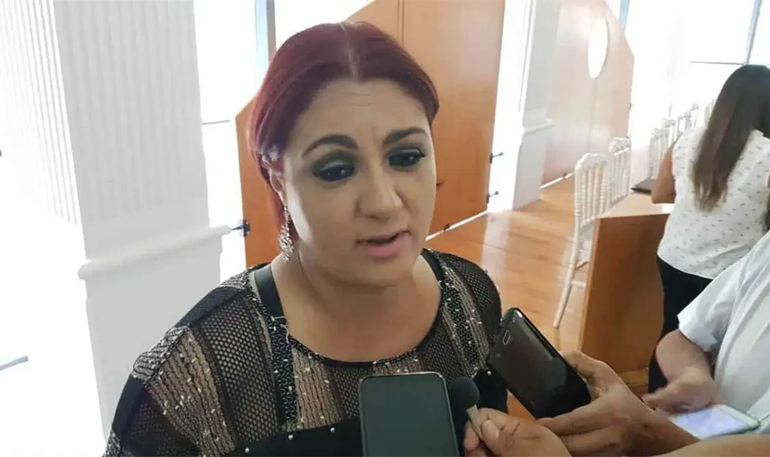 María Eugenia Moreno señaló que el tren Mayab traerá beneficios al estado. Ramón García / CP