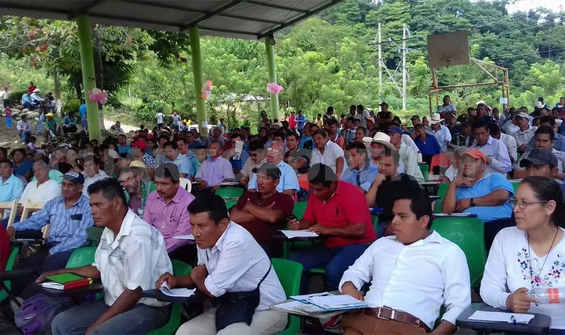 Habitantes de diversas comunidades en el estado analizan diversos proyectos en Chiapas. Andrés Domínguez / CP