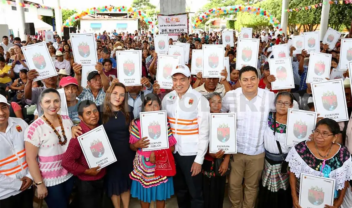 Beneficia Escandón a 171 familias de Ocosingo