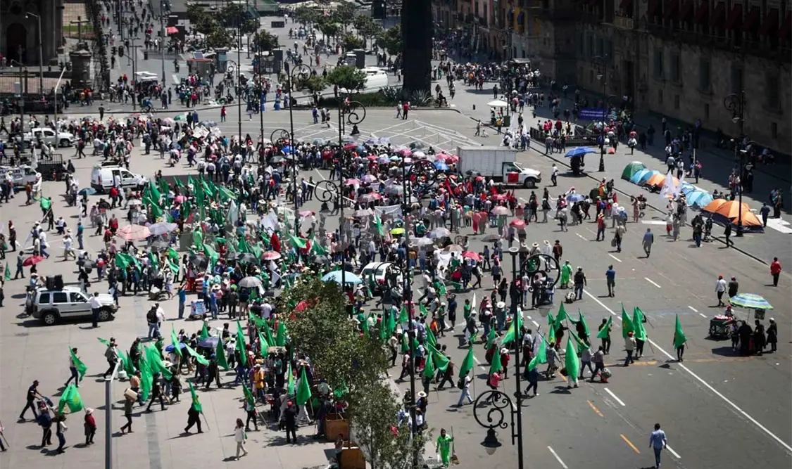 Campesinos exigen audiencia con AMLO