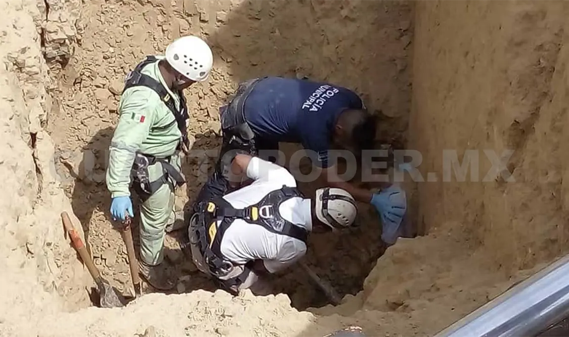Obrero fallece sepultado por un alud de tierra
