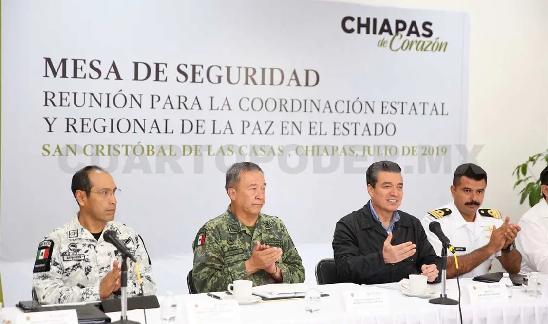 Encabeza REC Mesa de Seguridad Regional
