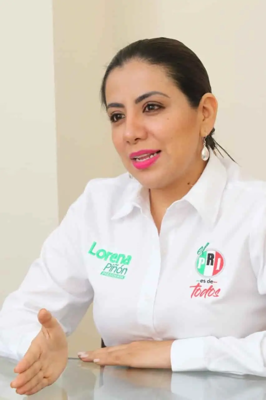 Lorena Piñón Rivera, aspirante a la dirigencia nacional del Partido Revolucionario Institucional (PRI). Cortesía.