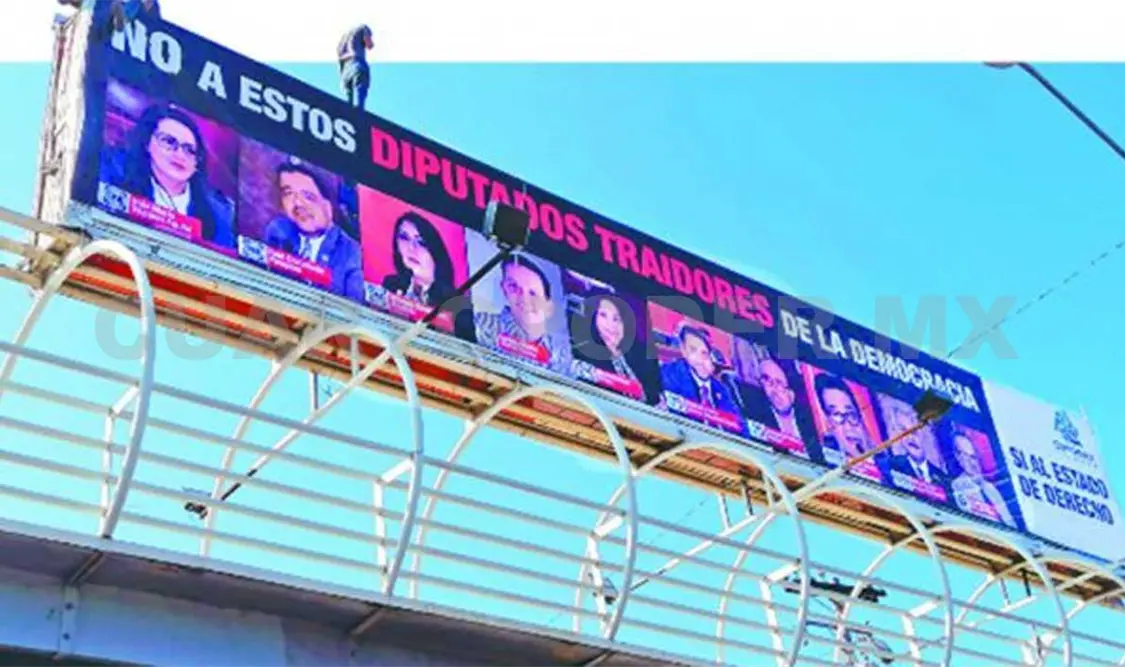 Exhiben a “diputados traidores”