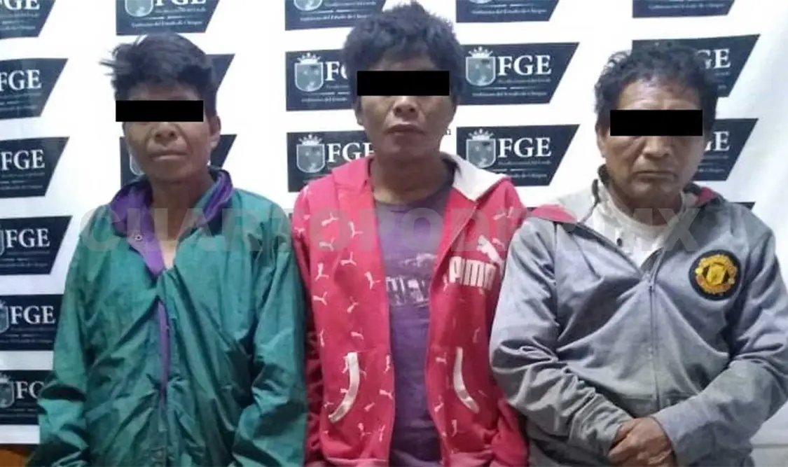 La Fiscalía detuvo a Pablo “N”, Fausto “N” y Fermín “N” y a un menor de edad por portar armas de forma ilegal. CP