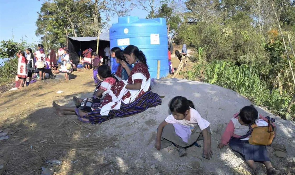 En múltiples ocasiones, afectados por desplazamientos se han manifestado en Tuxtla Gutiérrez. Guillermo Ramos / CP