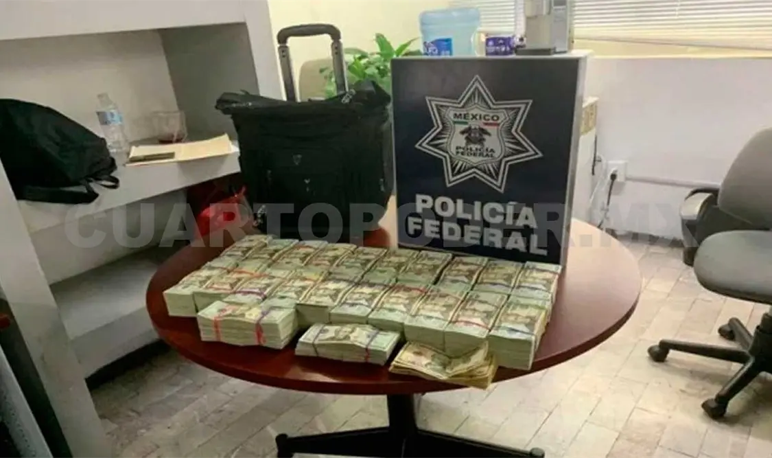 Caen dos en el AICM con más de 200 mil dólares en efectivo