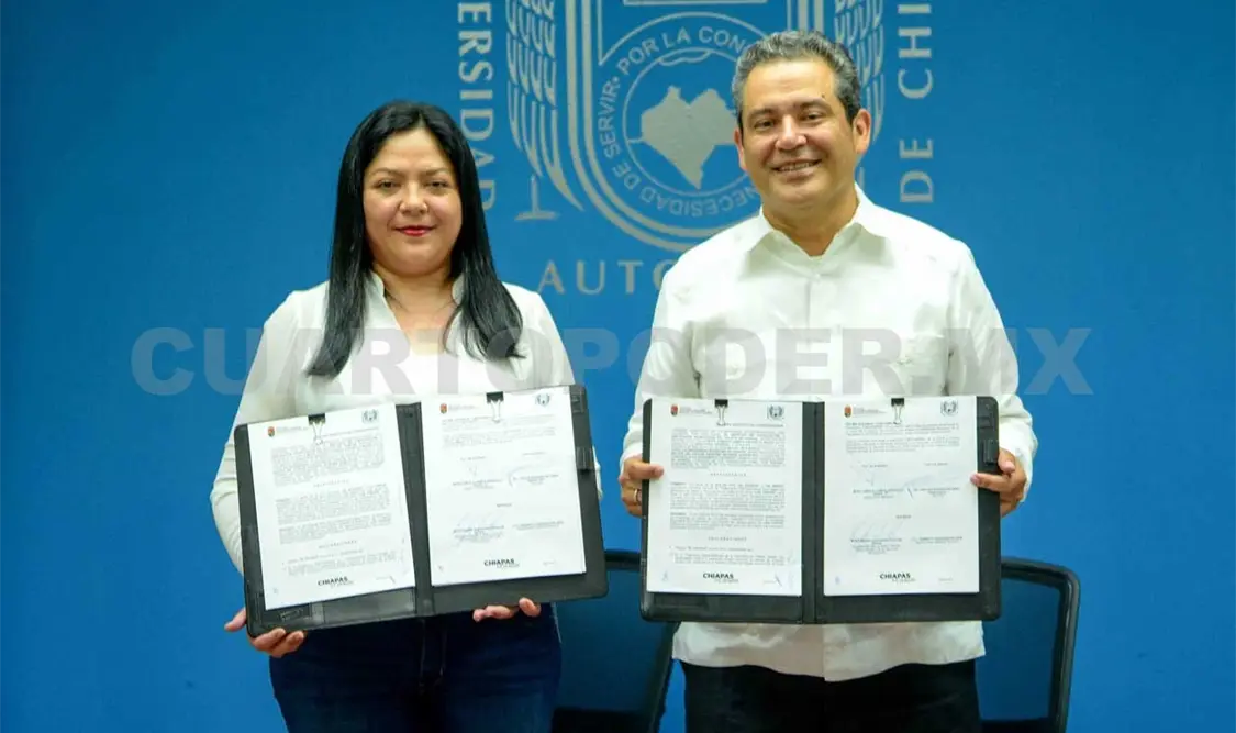 Unach e Icatech firman convenio de capacitación