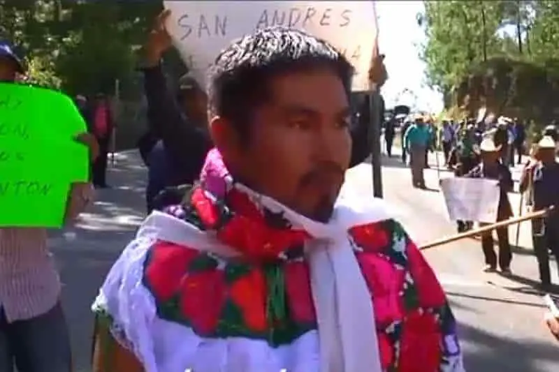 El alcalde Javier Sebastián Jiménez Santiz fue liberado la tarde de este viernes, luego de permanecer retenido ocho días. CP
