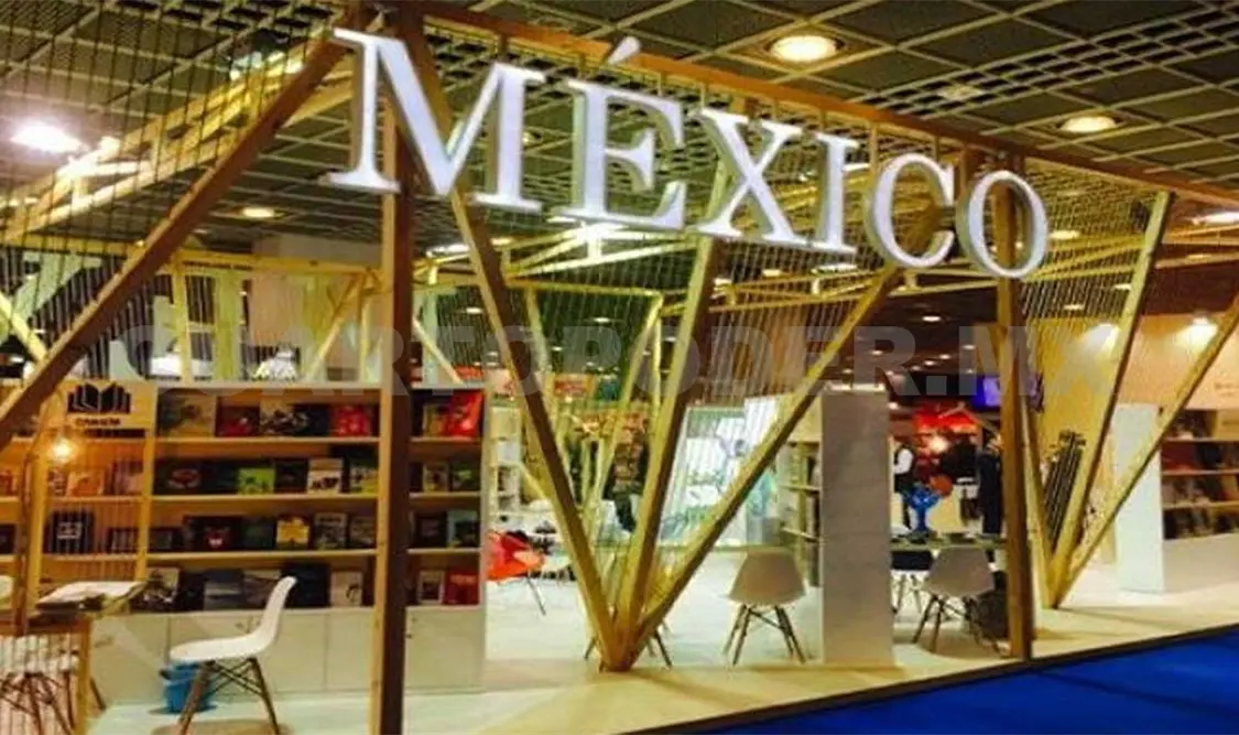 Stand de México en la Feria del Libro de Fráncfort. Cortesía