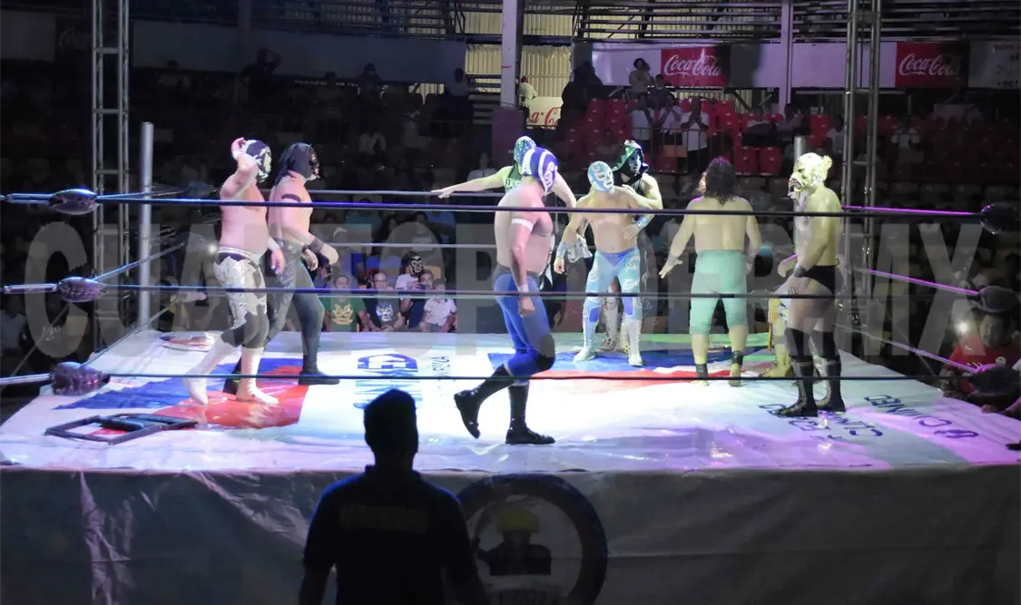 En el evento se darán cita luchadores del municipio de Comitán, así como del estado de Puebla. Cortesía
