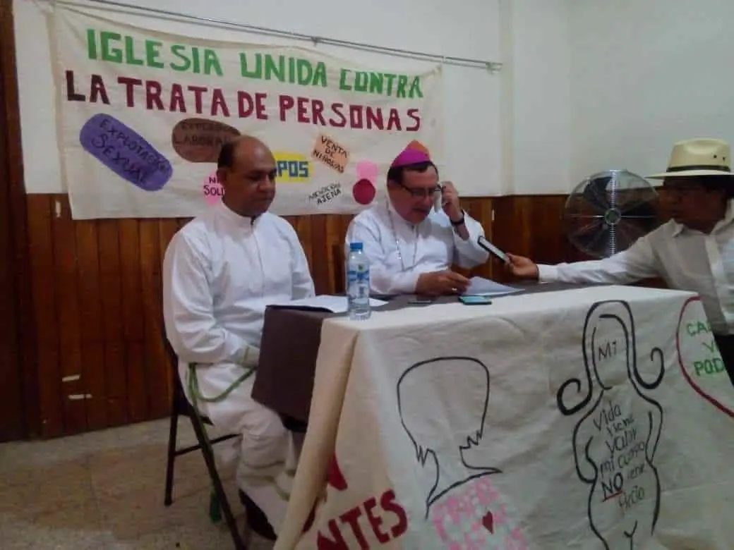 Arquidiócesis de Tuxtla, Tapachula y San Cristóbal suman esfuerzos para contrarrestar la trata. CP