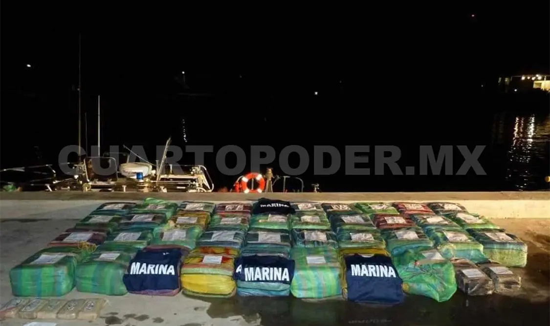 Aseguran mil 200 kilos de cocaína; siete detenidos