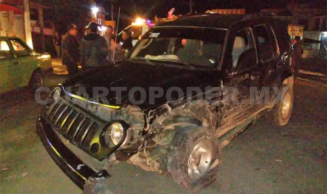 Fue alrededor de las 01:00 horas que ocurrió el percance a la altura de la gasolinera Morales y el motel Jardín. Juan Orel / CP