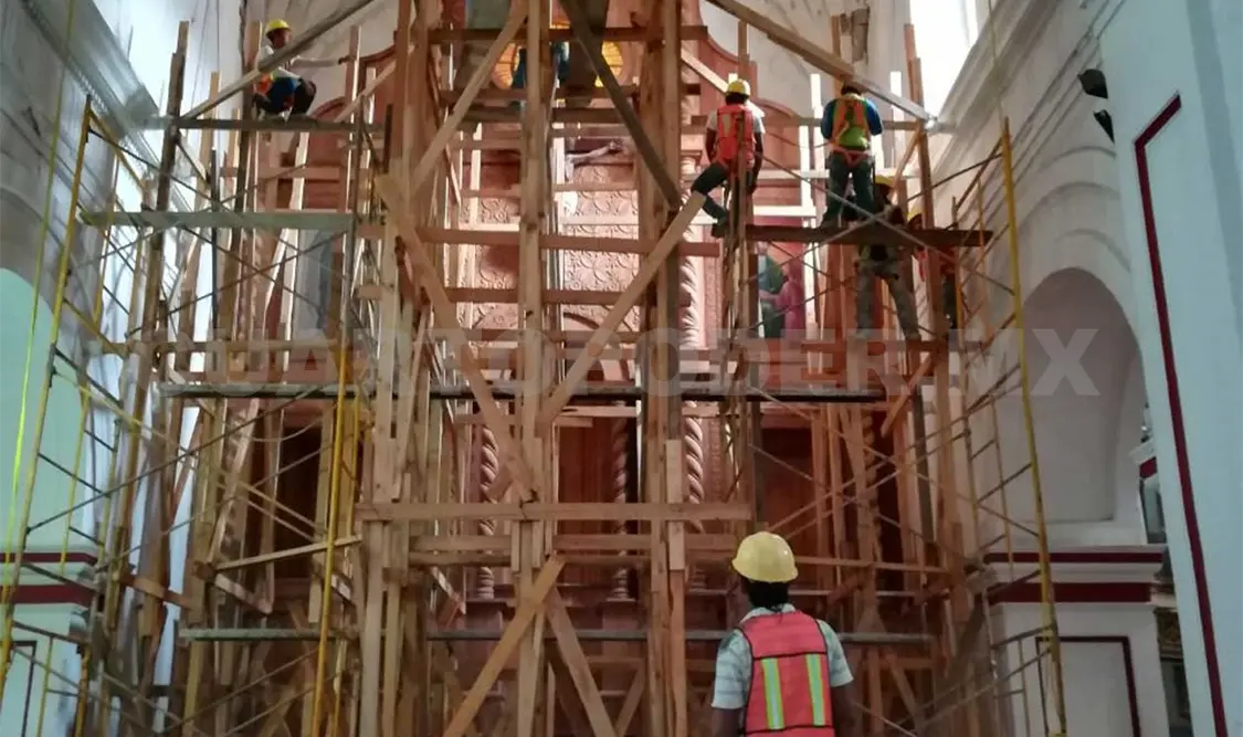 Lenta la reconstrucción de monumentos y templos