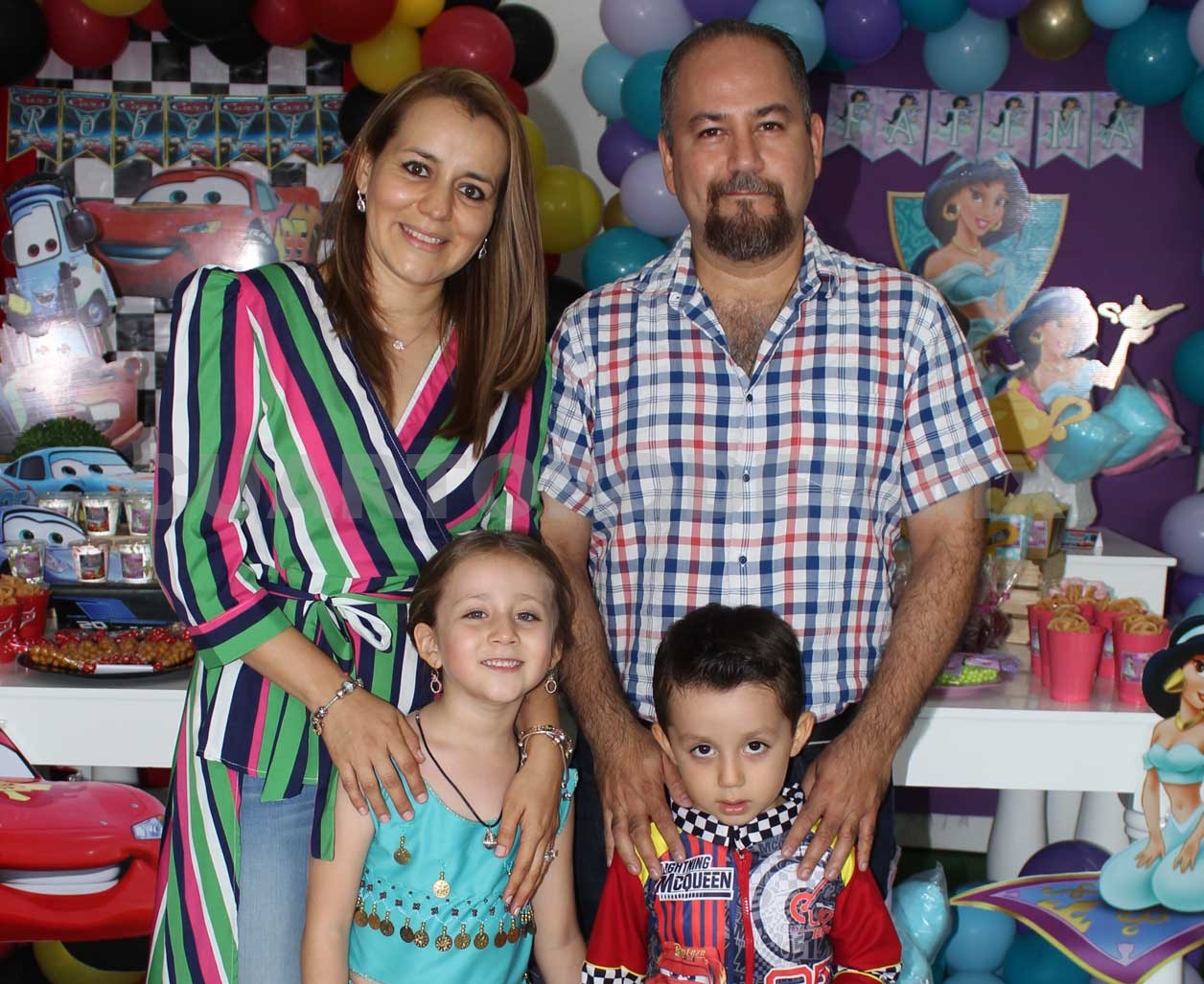 Hermanitos celebraron su cumple