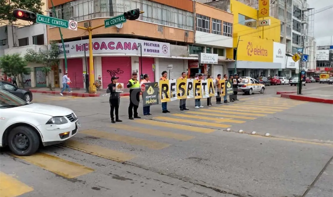 Sin cultura de respeto al peatón en Chiapas