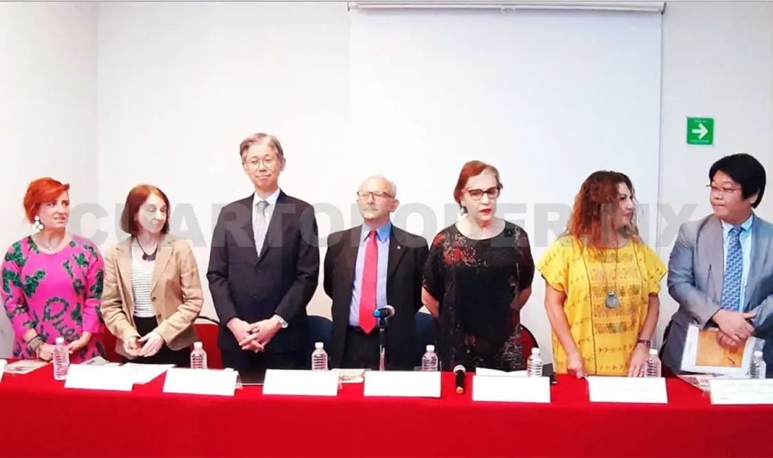 En la presentación estuvo Diego Prieto y el embajador de Japón en México, Yasushi Takase. Cortesía