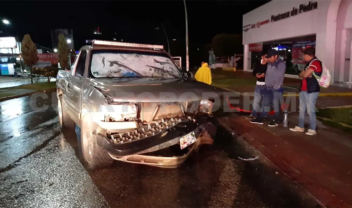 Encontronazo en bulevar salda con un lesionado