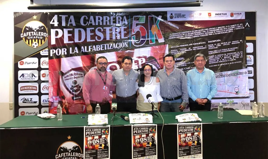 Invitan a la Carrera Pedestre 5k por la Alfabetización