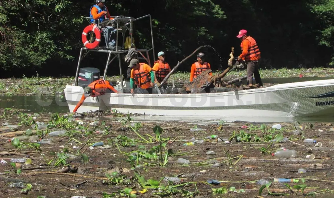 Cañón del Sumidero; 19 mil toneladas de basura en 9 años