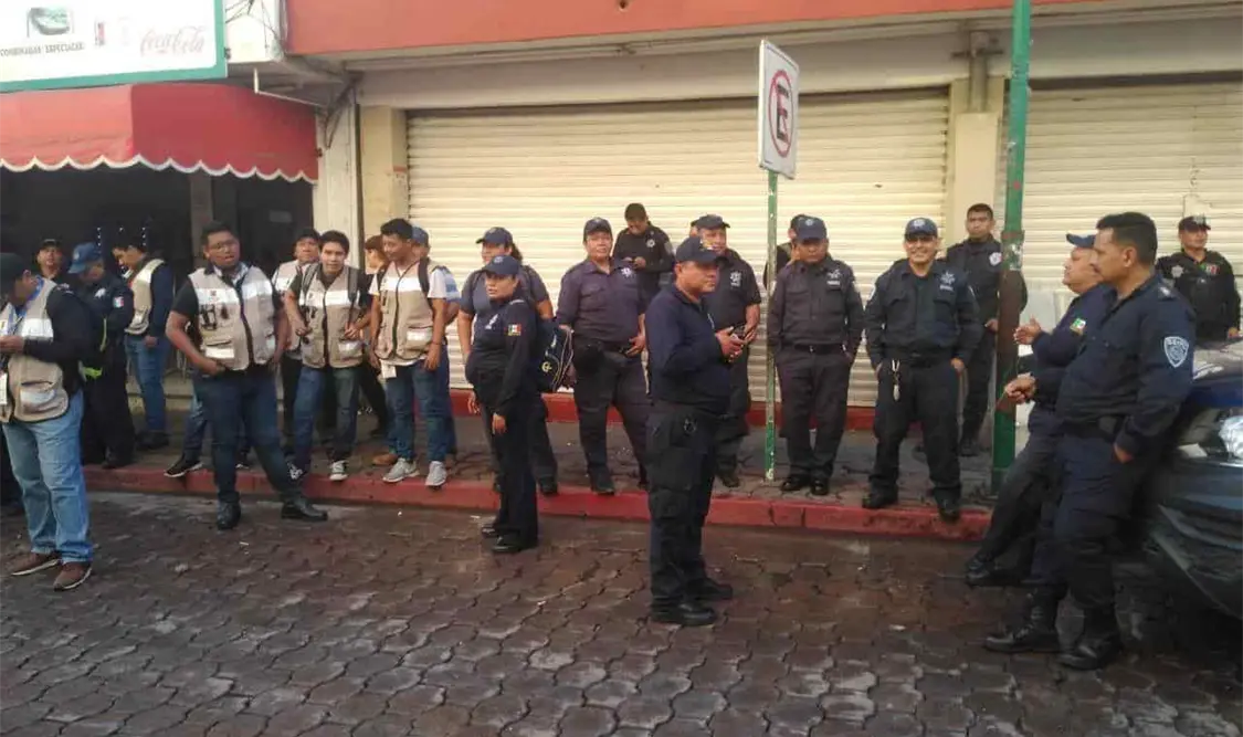Los operativos continúan contra el ambulantaje en Tuxtla. CP