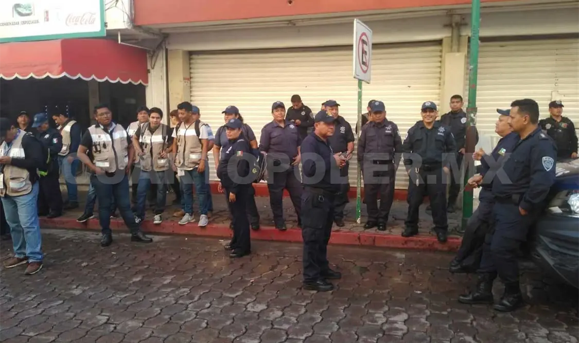 Realizan operativo contra el ambulantaje