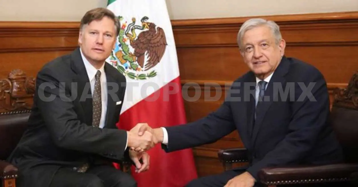 AMLO se reúne con Christopher Landau