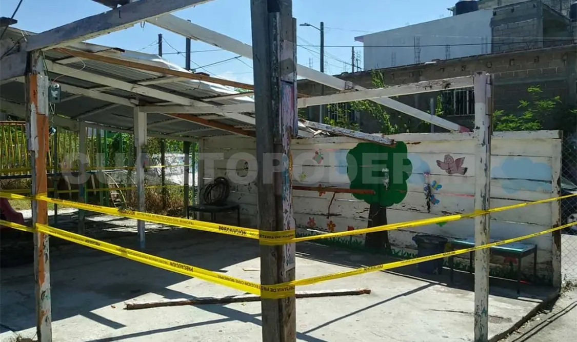 Kinder comunitario con pérdida total