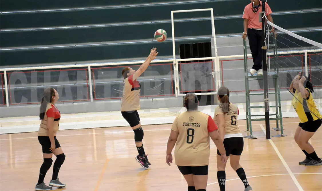 En el caso de las damas, el Voleibol será el deporte en el que estarán teniendo actividad desde este día. Guillermo Ramos/CP
