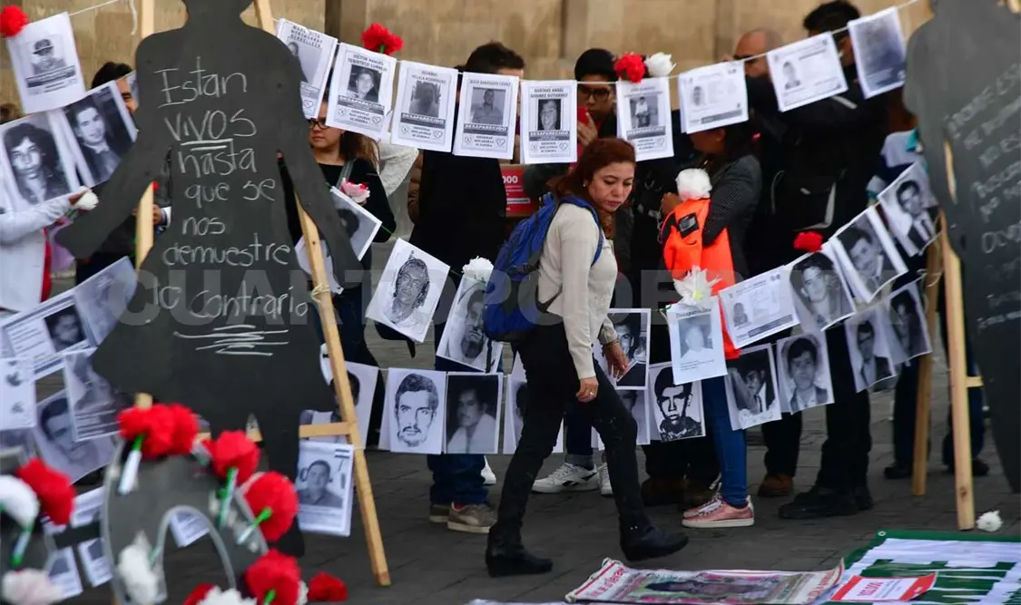 Familiares de personas desaparecidas, protestan