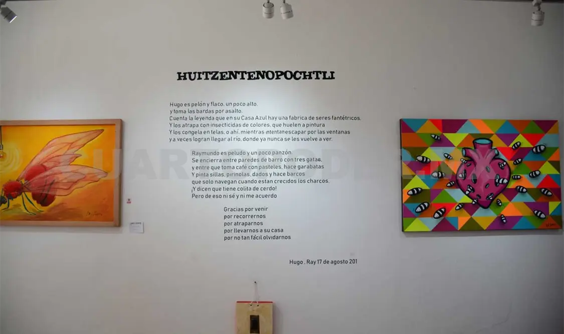 Obras de Hugo Huitzi y Raymundo Zenteno inauguraron este espacio. Darwin Mendoza