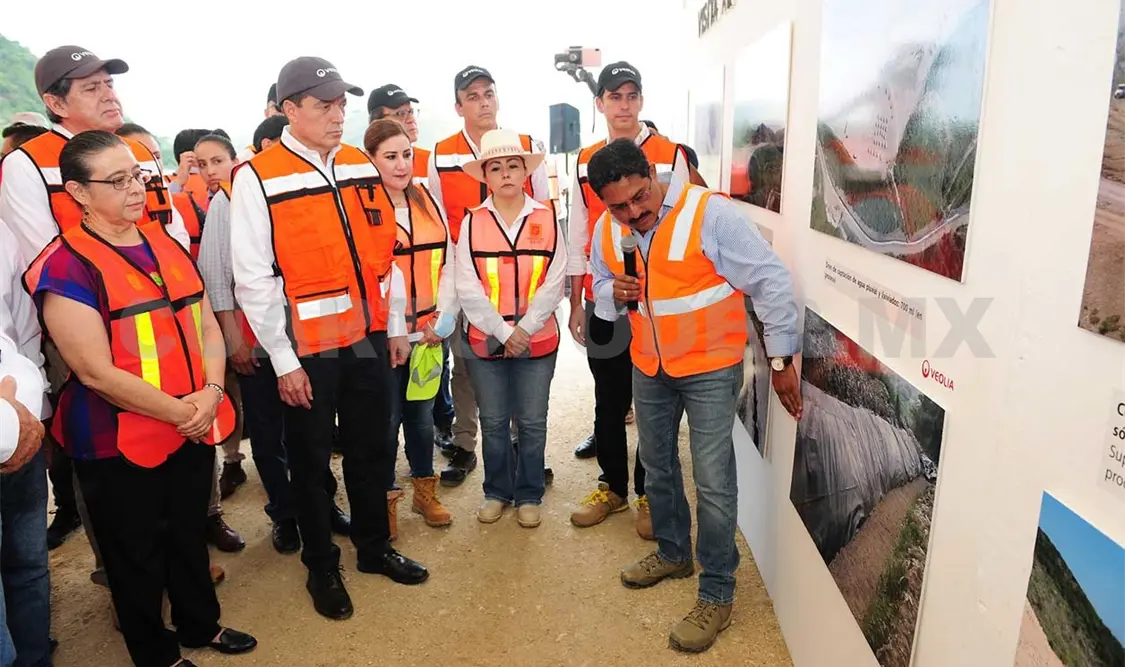 Visita Escandón instalaciones de relleno sanitario