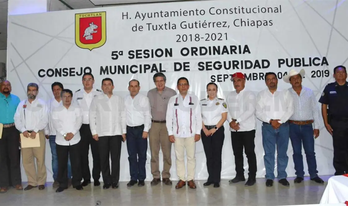 Encabeza fiscal Consejo Municipal de Seguridad