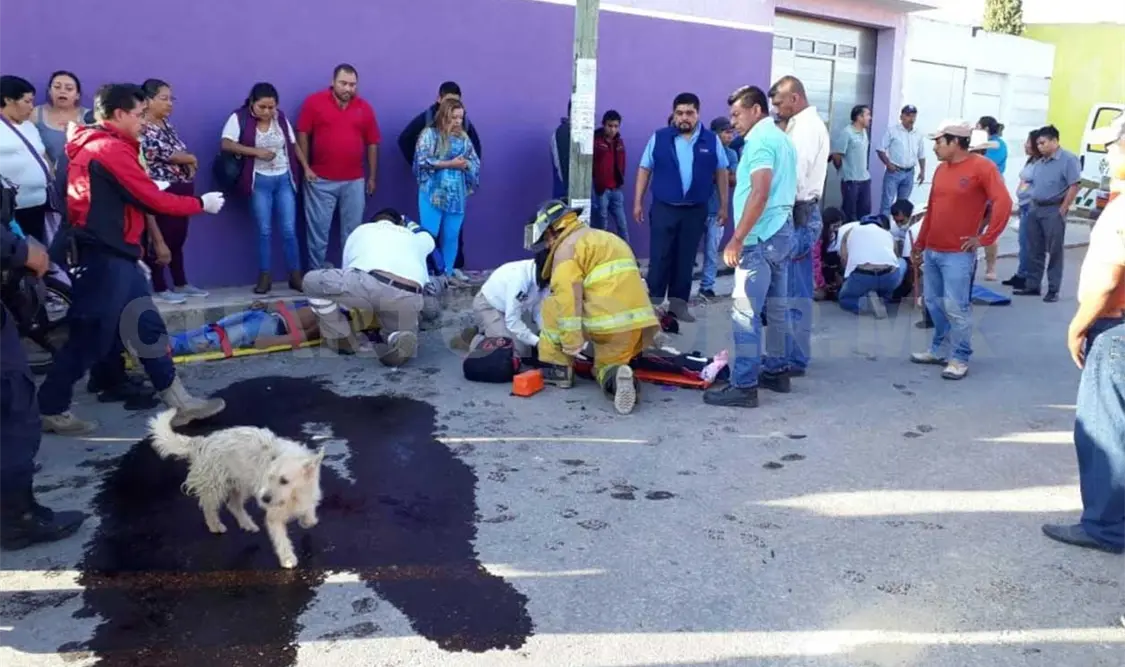 Camino a la escuela, tres menores fueron arrollados