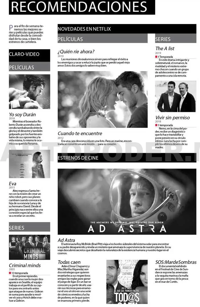 Recomendaciones