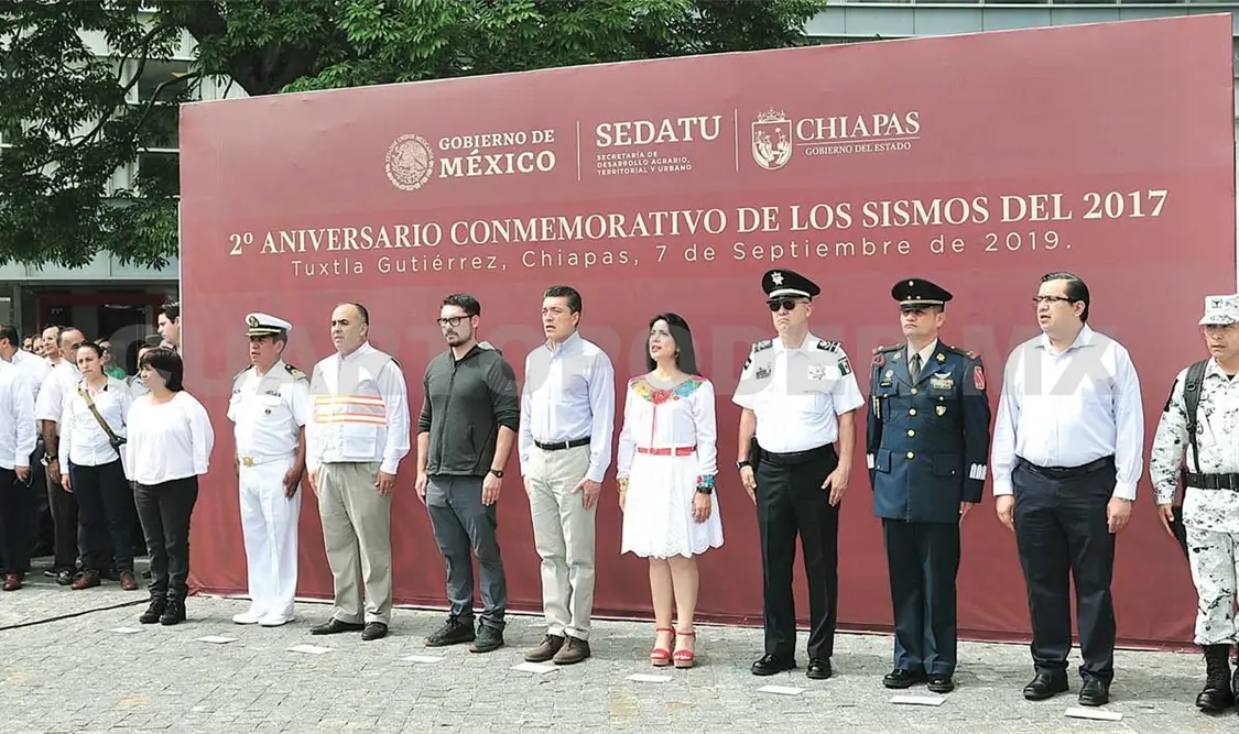 El mandatario conmemoró el segundo aniversario del sismo del 7 septiembre del 2017. CP
