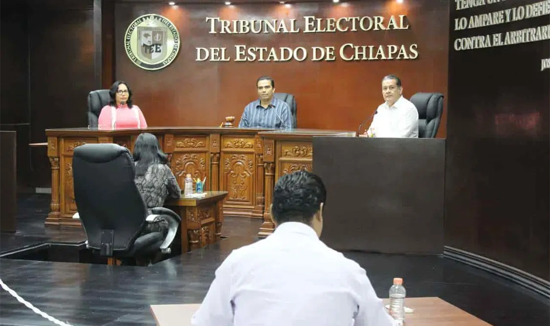 La sentencia se emitió en el Pleno del Teech. Cortesía