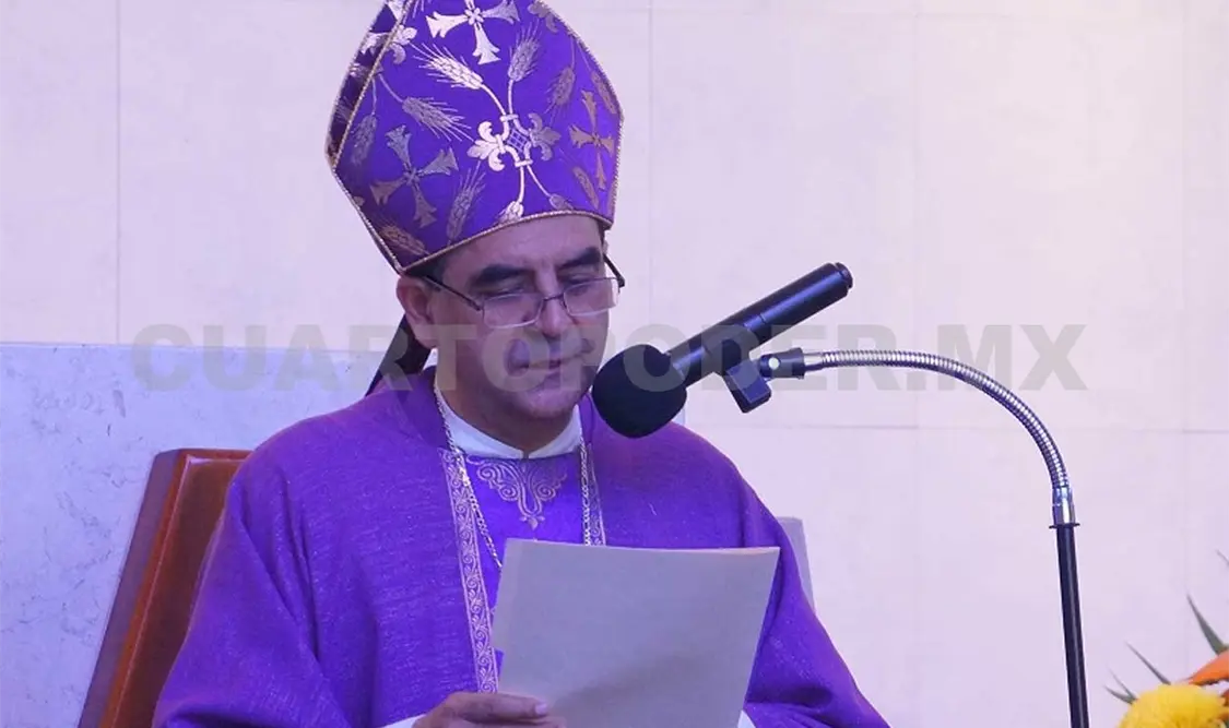En su mensaje semanal, monseñor Calderón Calderón exhortó a la sociedad a ser generadores de una cultura de seguridad y paz. Rafael Victorio / CP